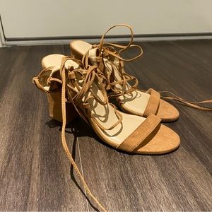 Tan Strap Heels